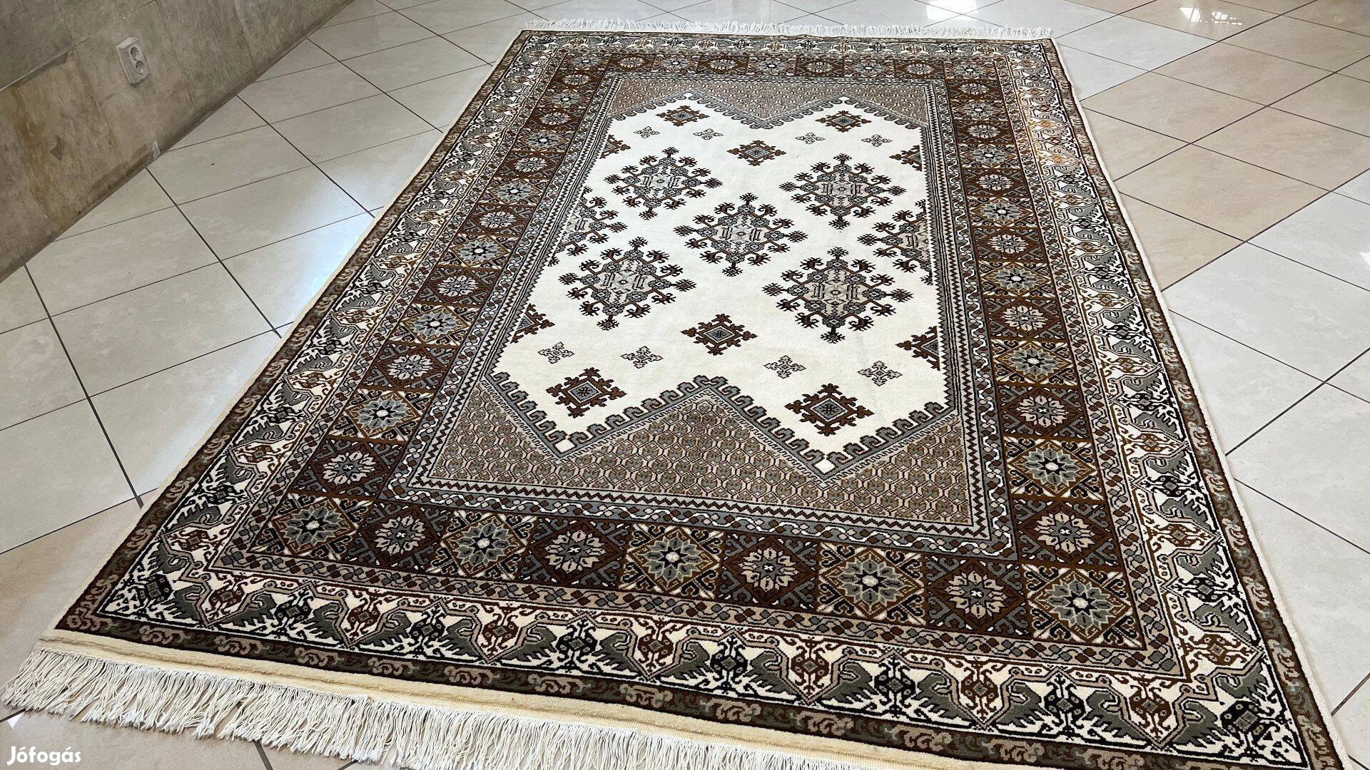 3587 Tuniz Berber Kézi Csomó Gyapjú Perzsa Szőnyeg 195X295CM Ingyen FU