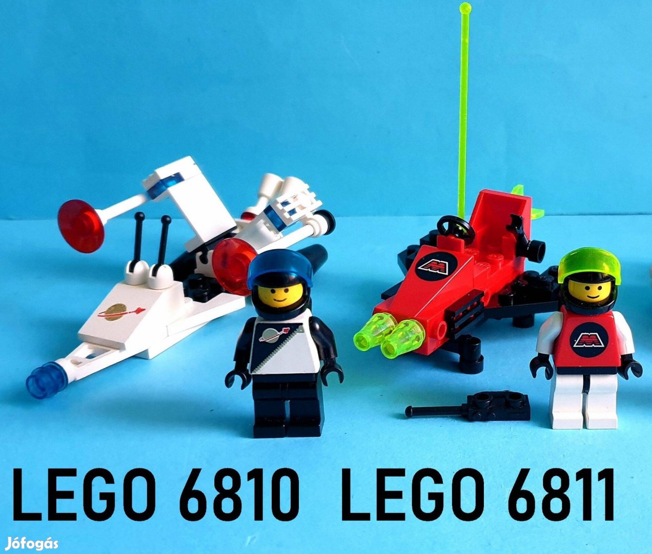 35 éves LEGO Space 6810 Laser Ranger, 6811 Pulsar Charger, hiánytalan