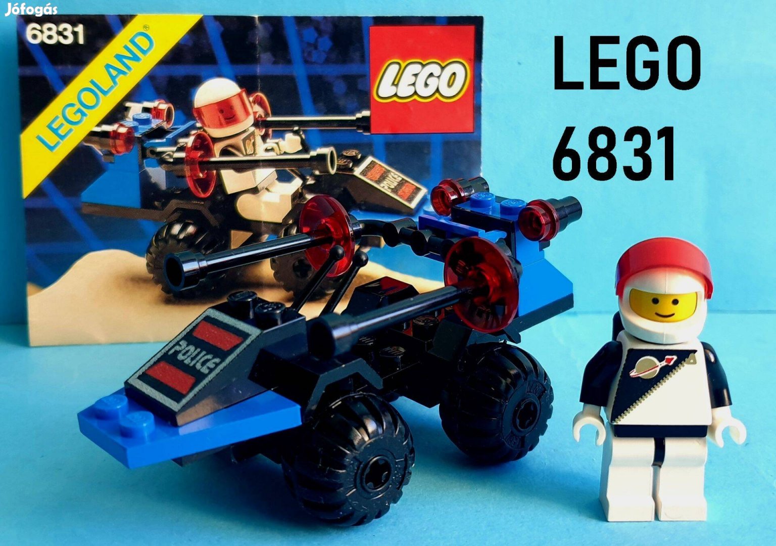 35 éves LEGO Space Police 6831 Message Decoder (1989), útmutatóval