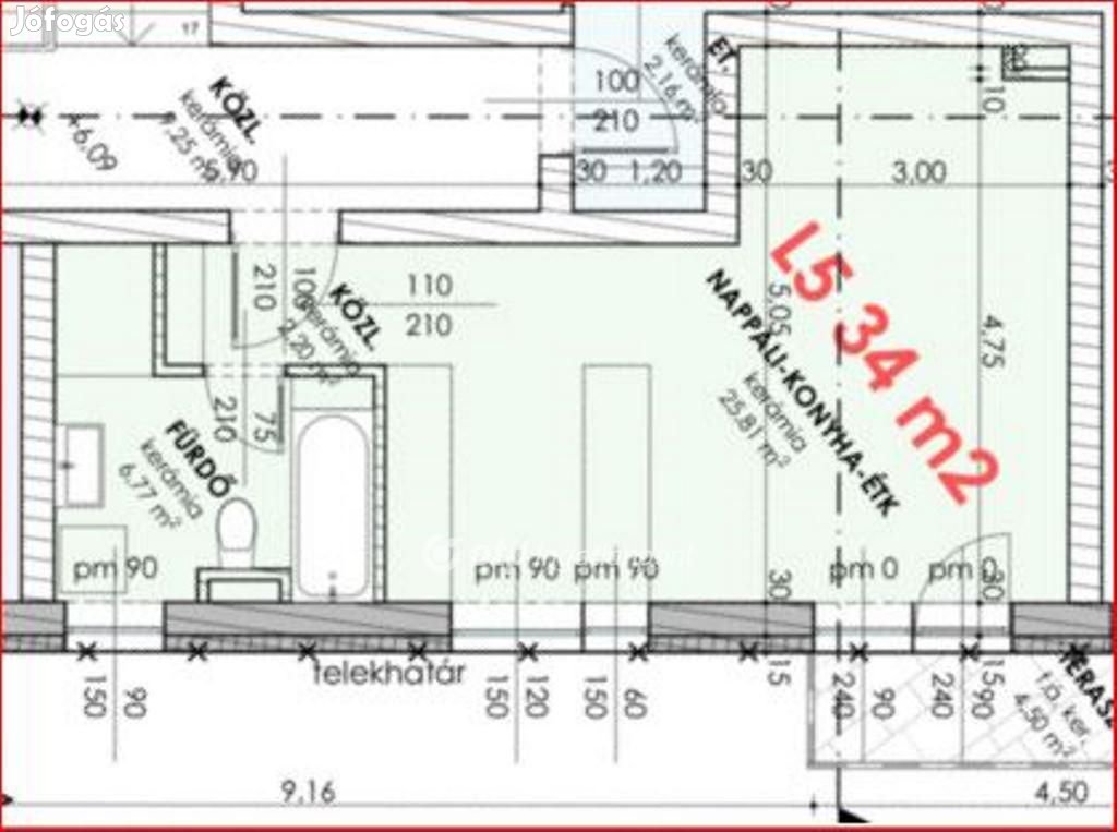 35 nm-es lakás eladó Győr