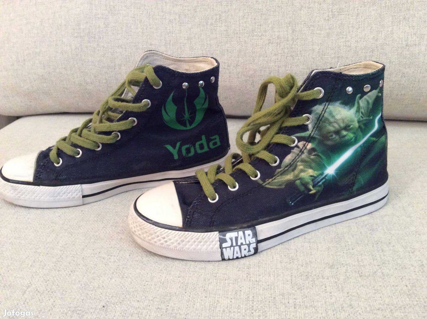 35-ös cipő Star Wars magasszárú Fiú tornacipő Converse szerű cipő