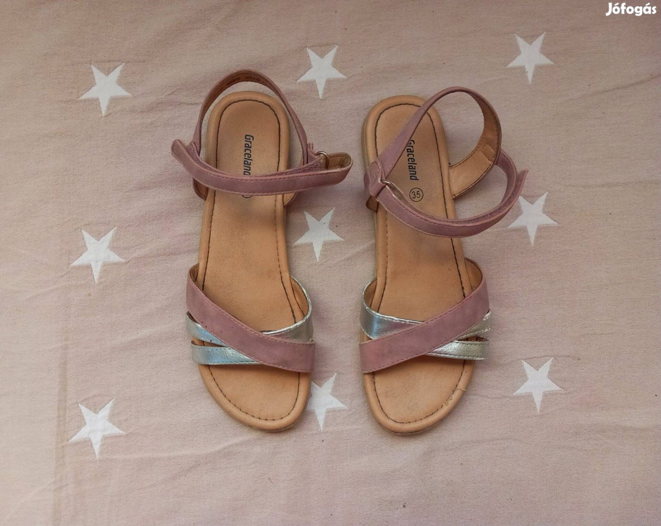 35-ös nyári kislány cipőcsomag 2 db-os Bth 22 cm