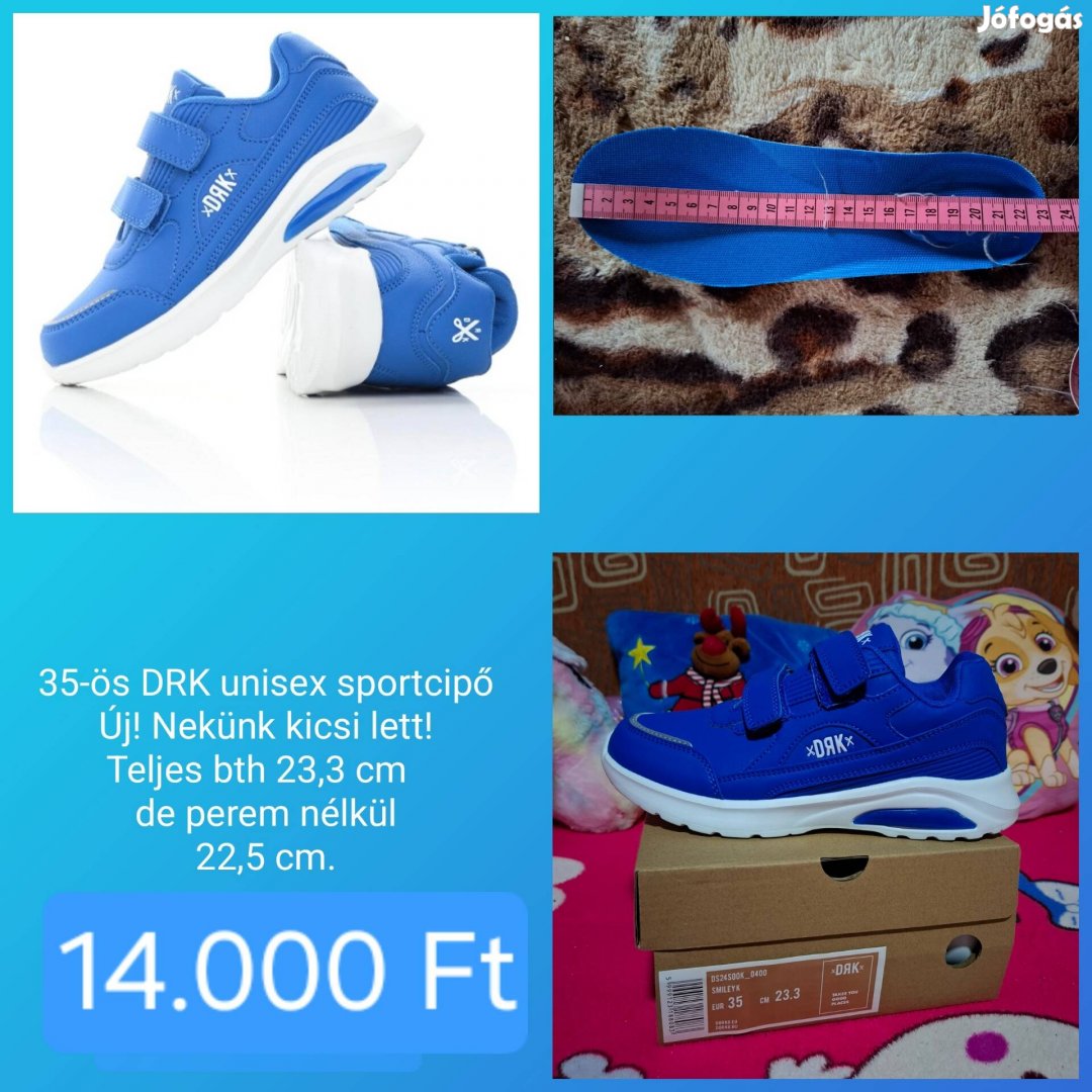 35-ös unisex DRK sportcipő 