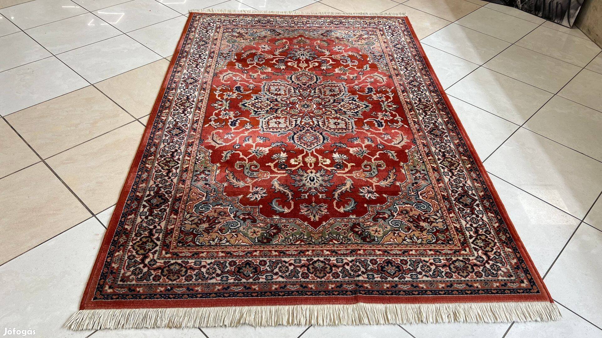 3602 Gyönyörű Tabriz Mintás Gyapjú Perzsa Szőnyeg 135X210CM Ingyen fut