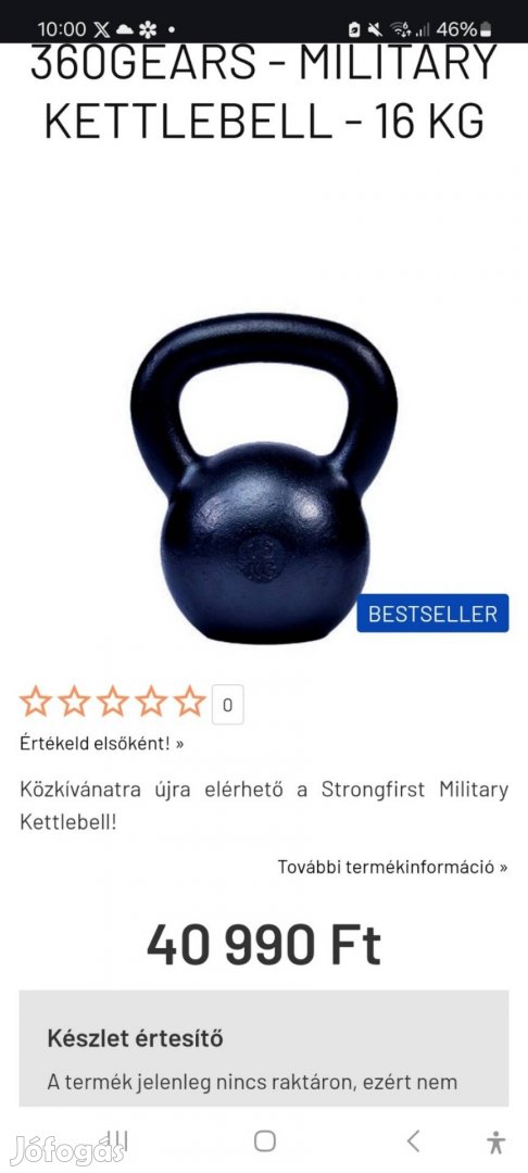 360 Gears kettlebell 16kg