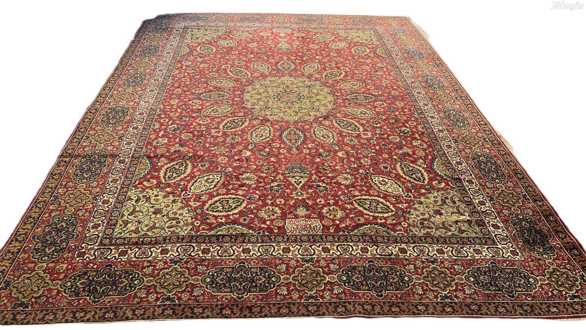3628 Hatalmas Tabriz mintás gyapjú perzsa szőnyeg 300x405CM Ingyen FUT
