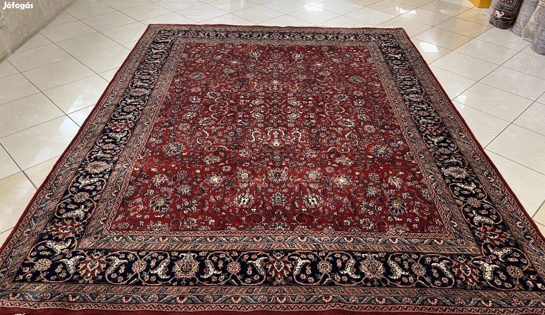 3679 Eredeti Iráni Tabríz kézi csomó gyapjú perzsa szőnyeg 235X300CM
