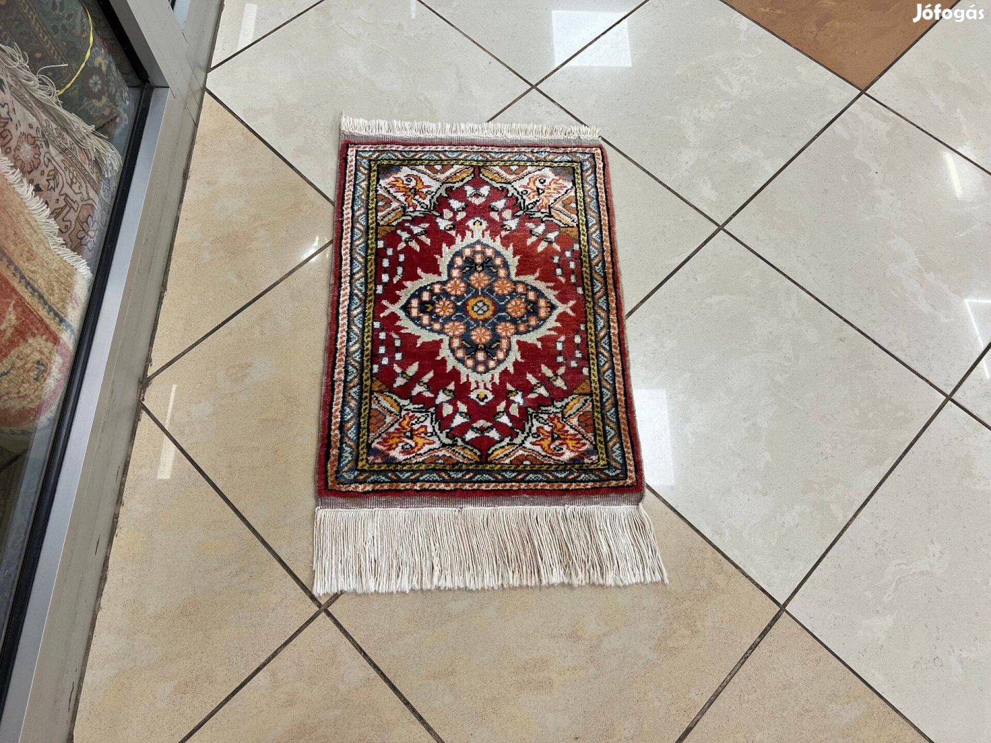 3684 Álomszép Török Kayseri kézi gyapjú perzsa szőnyeg 43X62CM ingyen