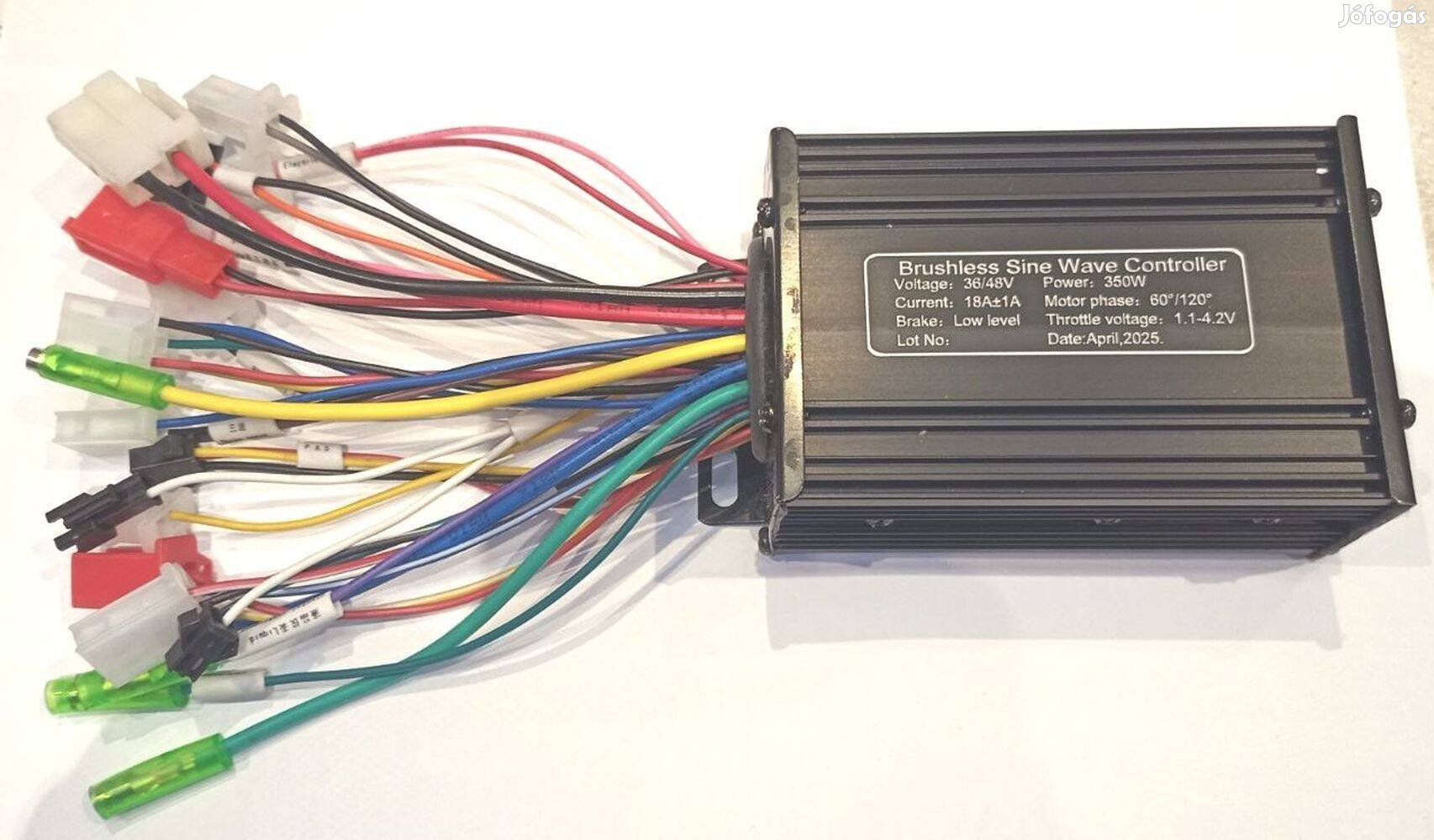 36V/48V 350W Pedelec kerékpár vezérlő sinus wave PAS