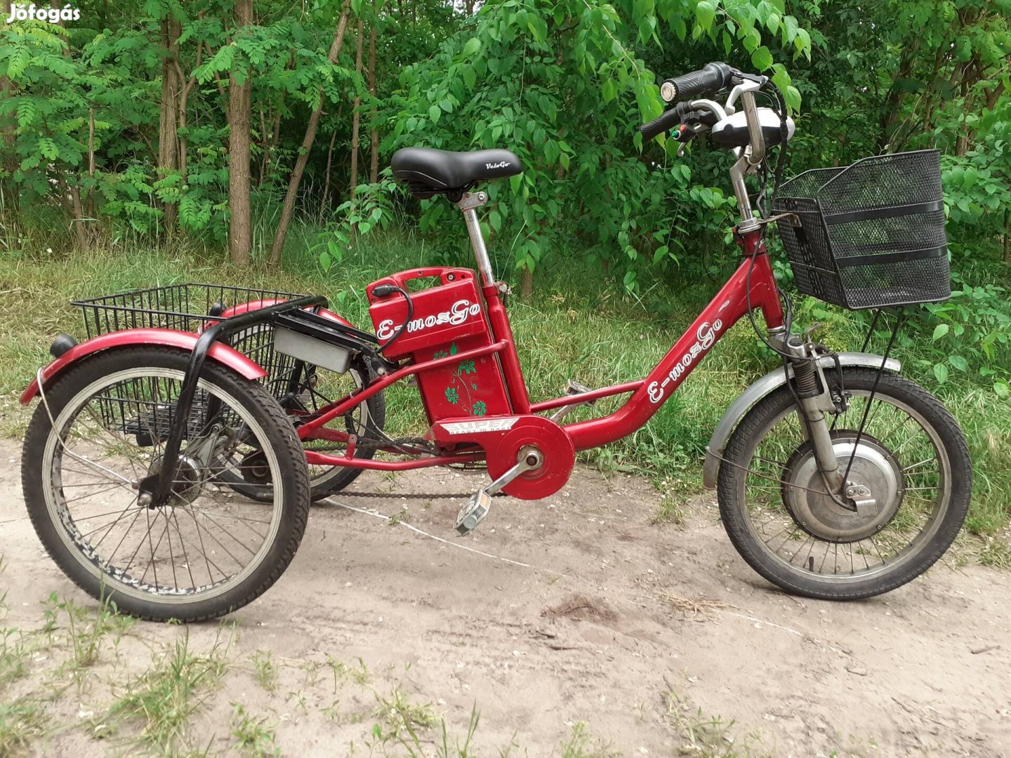 36V elektromos tricikli elektromos háromkerekű bicikli