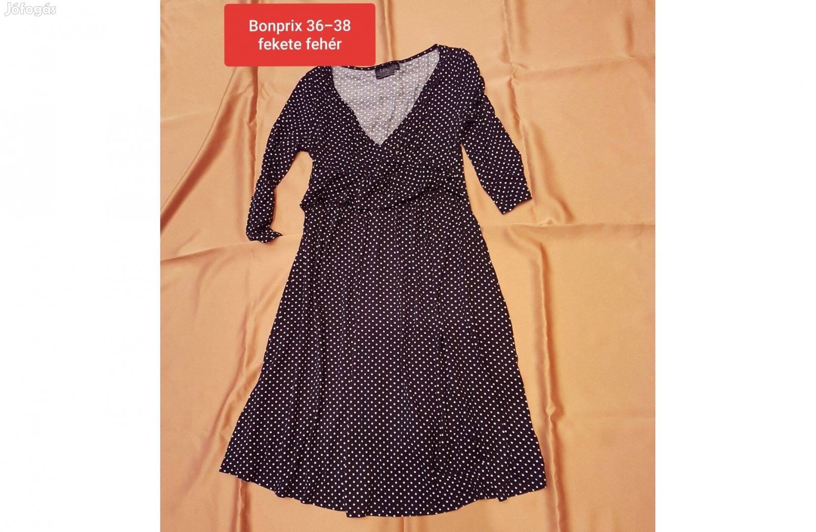 36-38as könnyű pamut kismama ruha Bonprix szoptatós