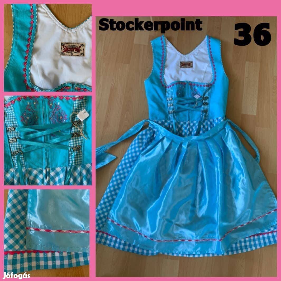 36-os kék kockás Dirndl ruha /Stockerpoint/