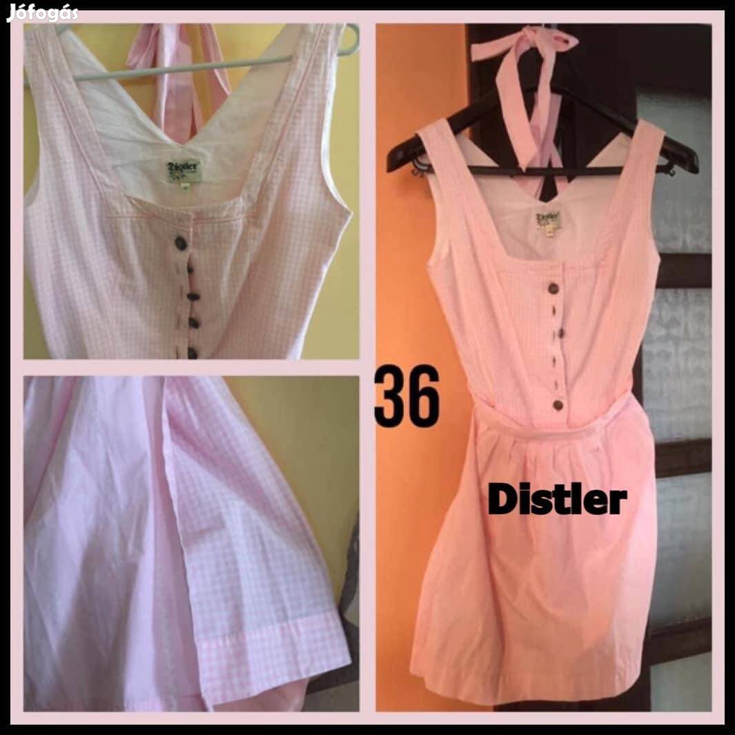 36-os mini rózsaszín Dirndl ruha /Distler/