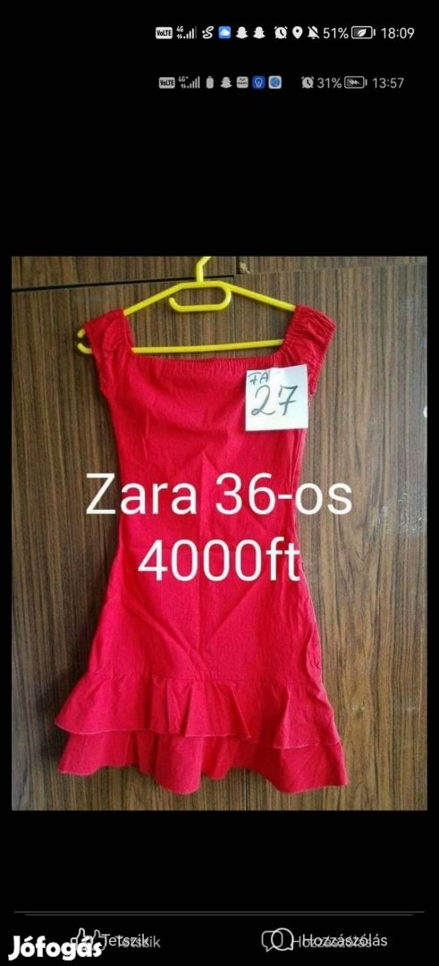 36-os zara női ruha eladó 