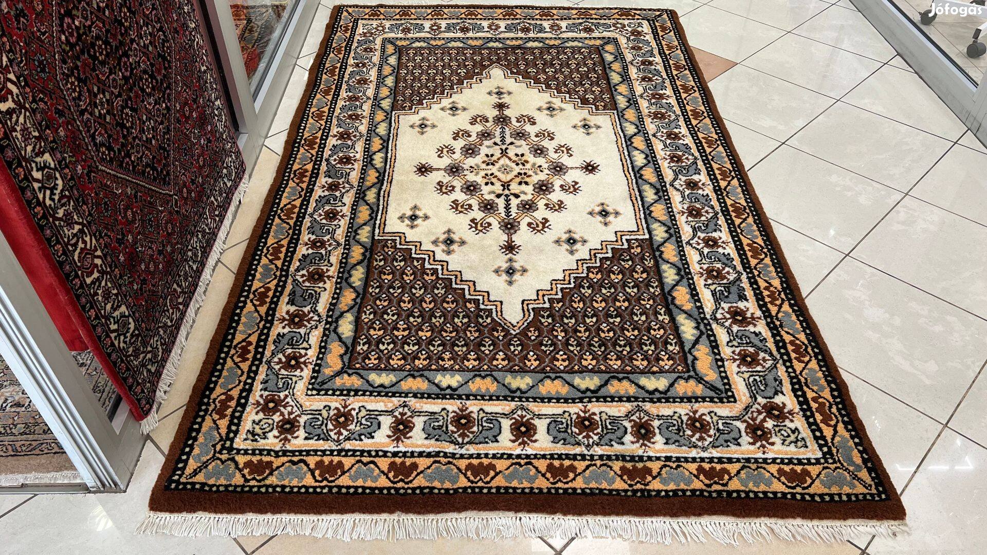 3731Tuniz Berber Kézi Csomó Gyapjú Perzsa Szőnyeg 144X242CM Ingyen FUT