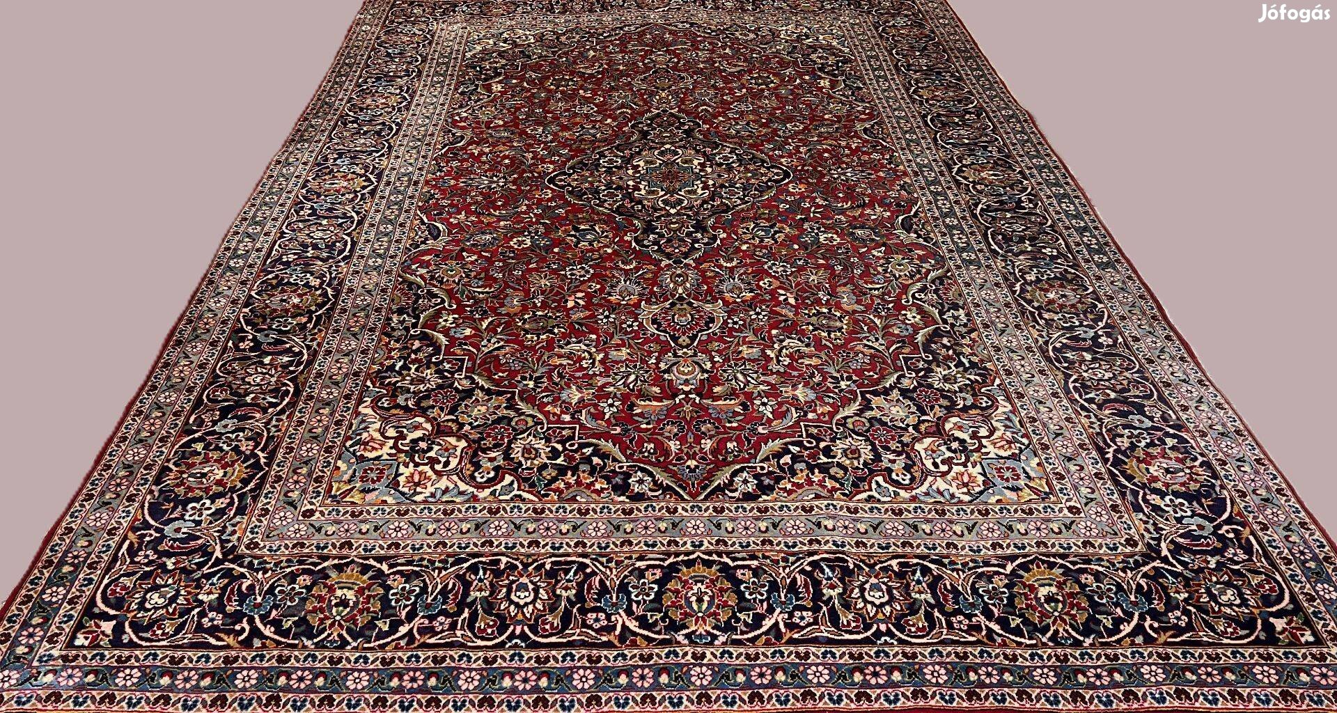 3762 Bomba ÁR Iráni Kashan Kézi csomó gyapjú perzsa szőnyeg 250X360CM