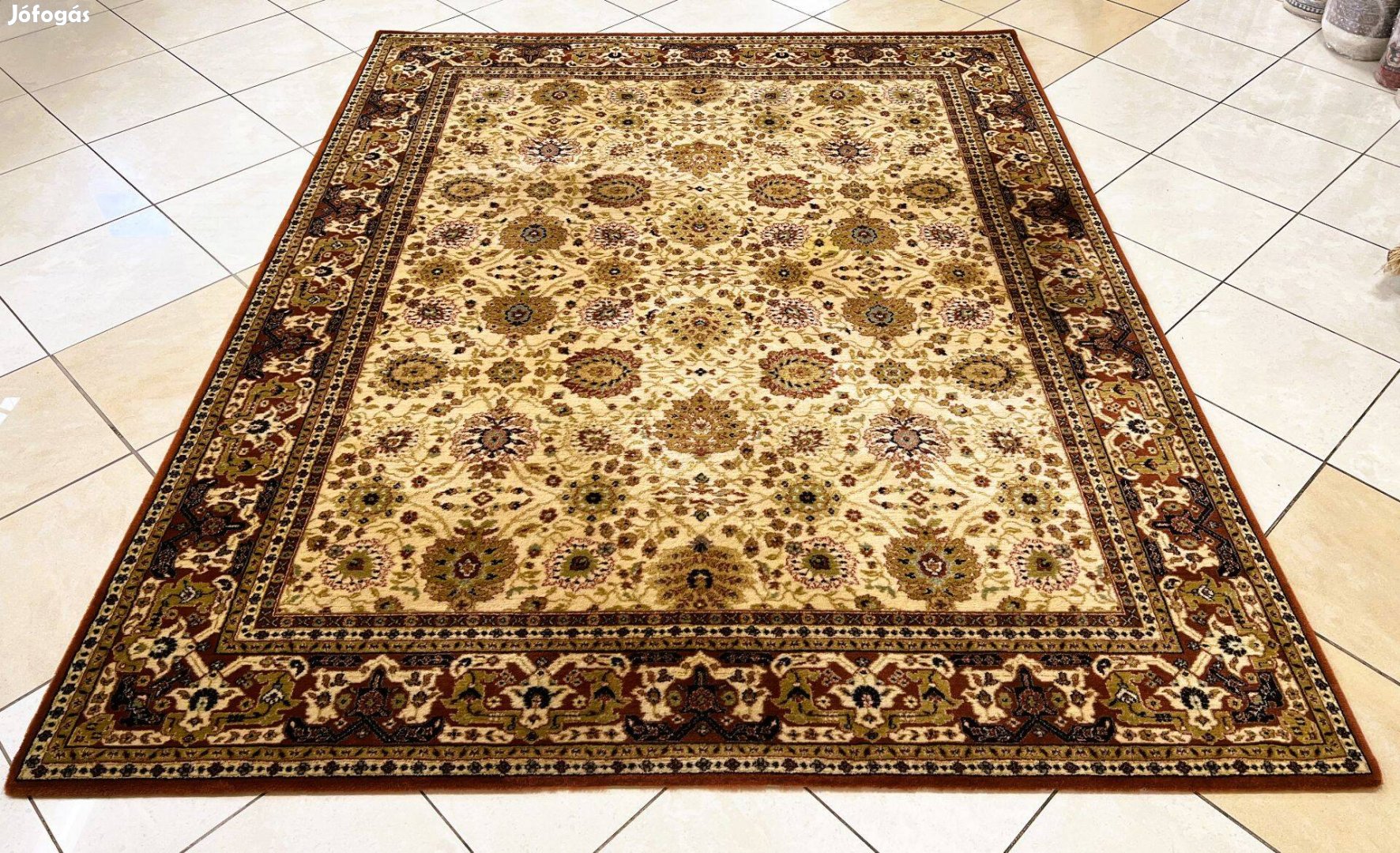 3785 Gyönyörű Isfahan mintás gyapjú perzsa szőnyeg 200X250CM Ingyen FU