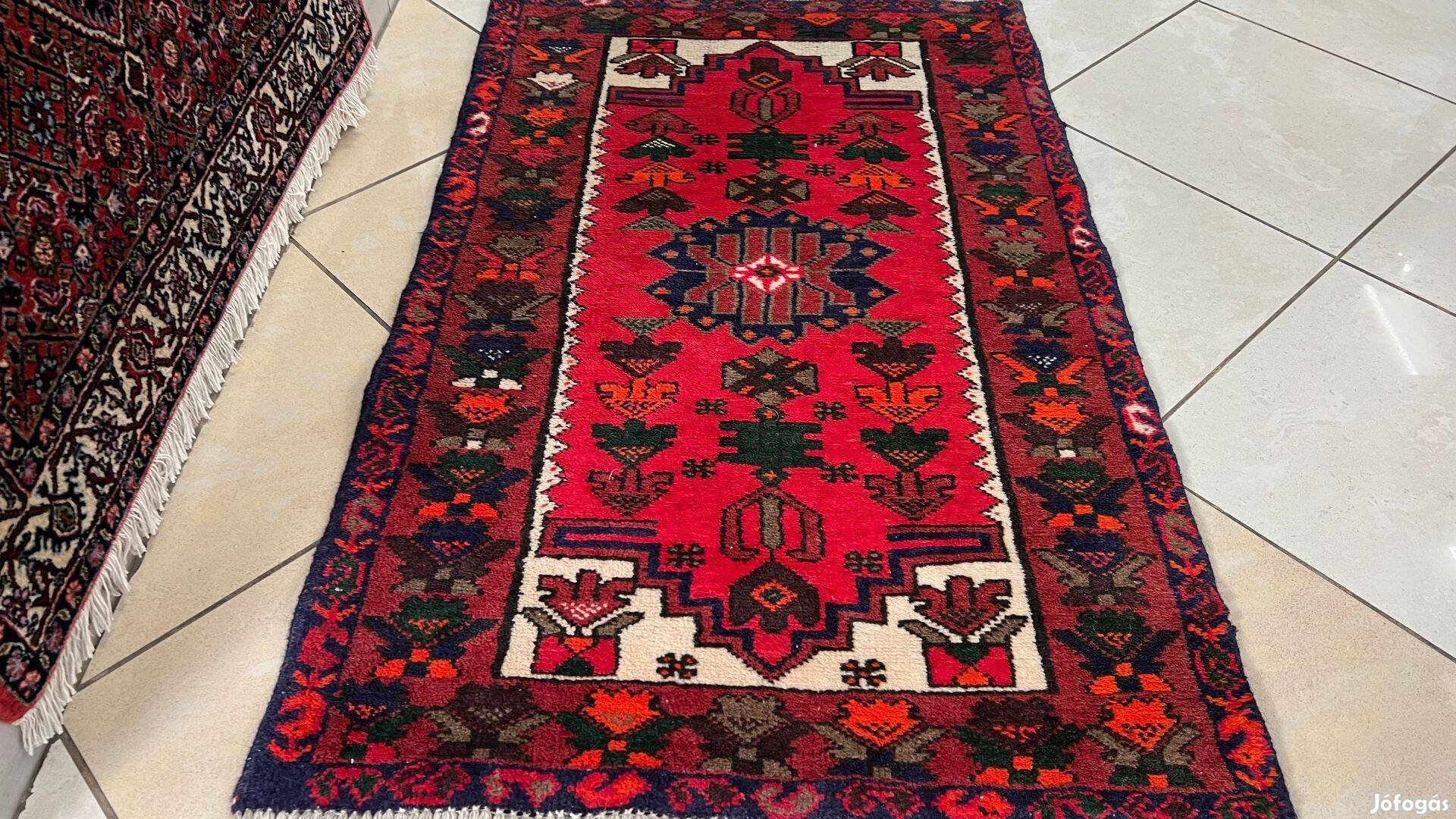 3791 Iráni Hamadan kézi csomó gyapjú perzsa szőnyeg 72X120CM ingyen fu