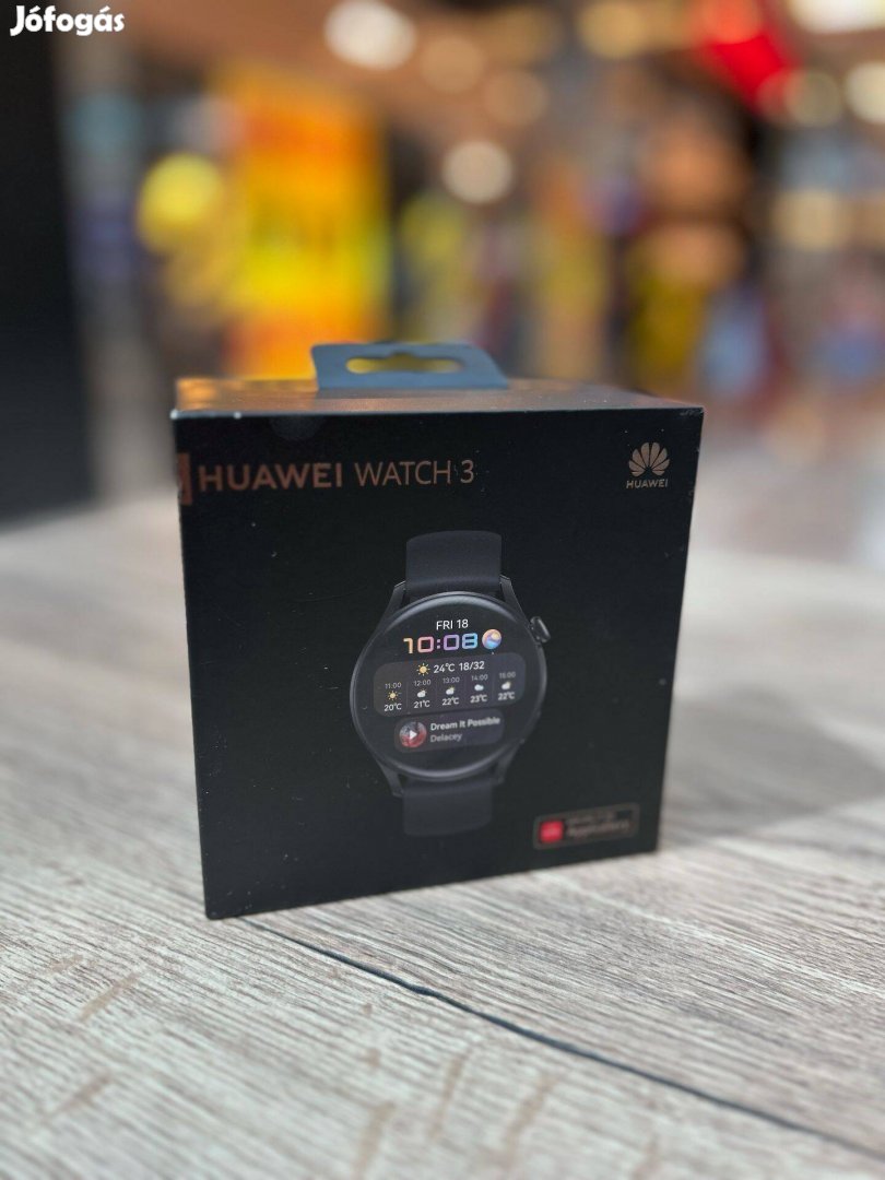 37 Eladó Huawei Watch 3 LTE, 46mm okosóra, 1 év garanciával!