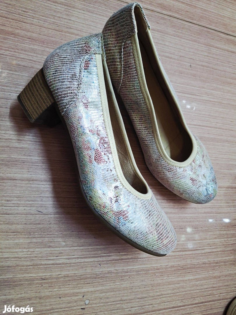 37-es Olasz elegáns szivárványos női Olasz bőrcipő