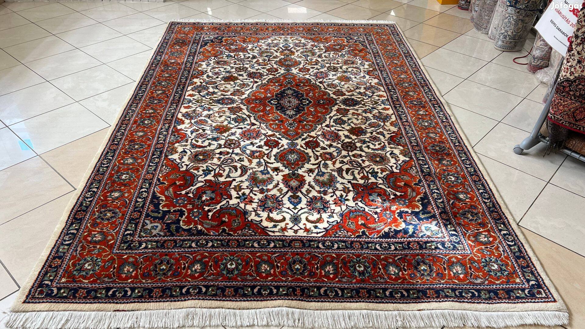 3832 Álomszép Hindu Tabríz kézi gyapjú perzsa szőnyeg 200X300CM