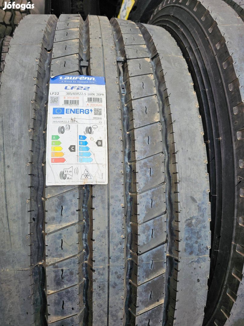 385/65R22,5 Laufen (Hankook Termék) Új Kormányzott Gumi