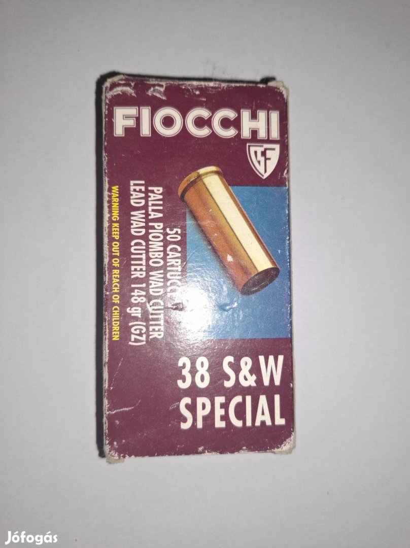 38Spec Wadcutter Fiocchi Üres töltényhüvely lőszerhüvely
