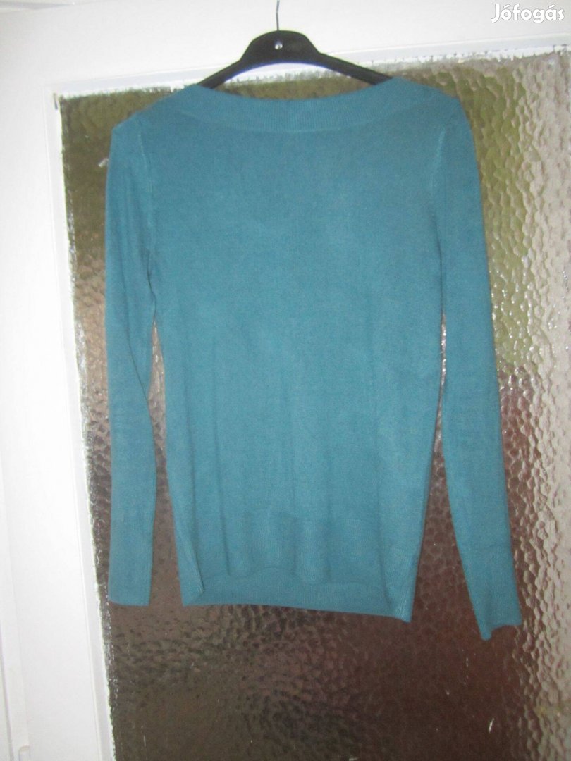 38-as FF-es kékeszöld pulóver