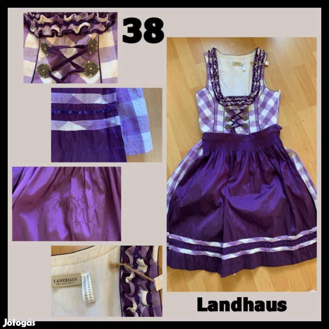 38-as lila Dirndl ruha /Landhaus/