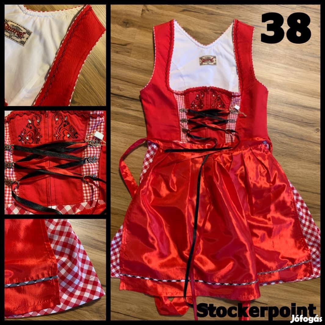 38-as piros Dirndl ruha /Stockerpoint/