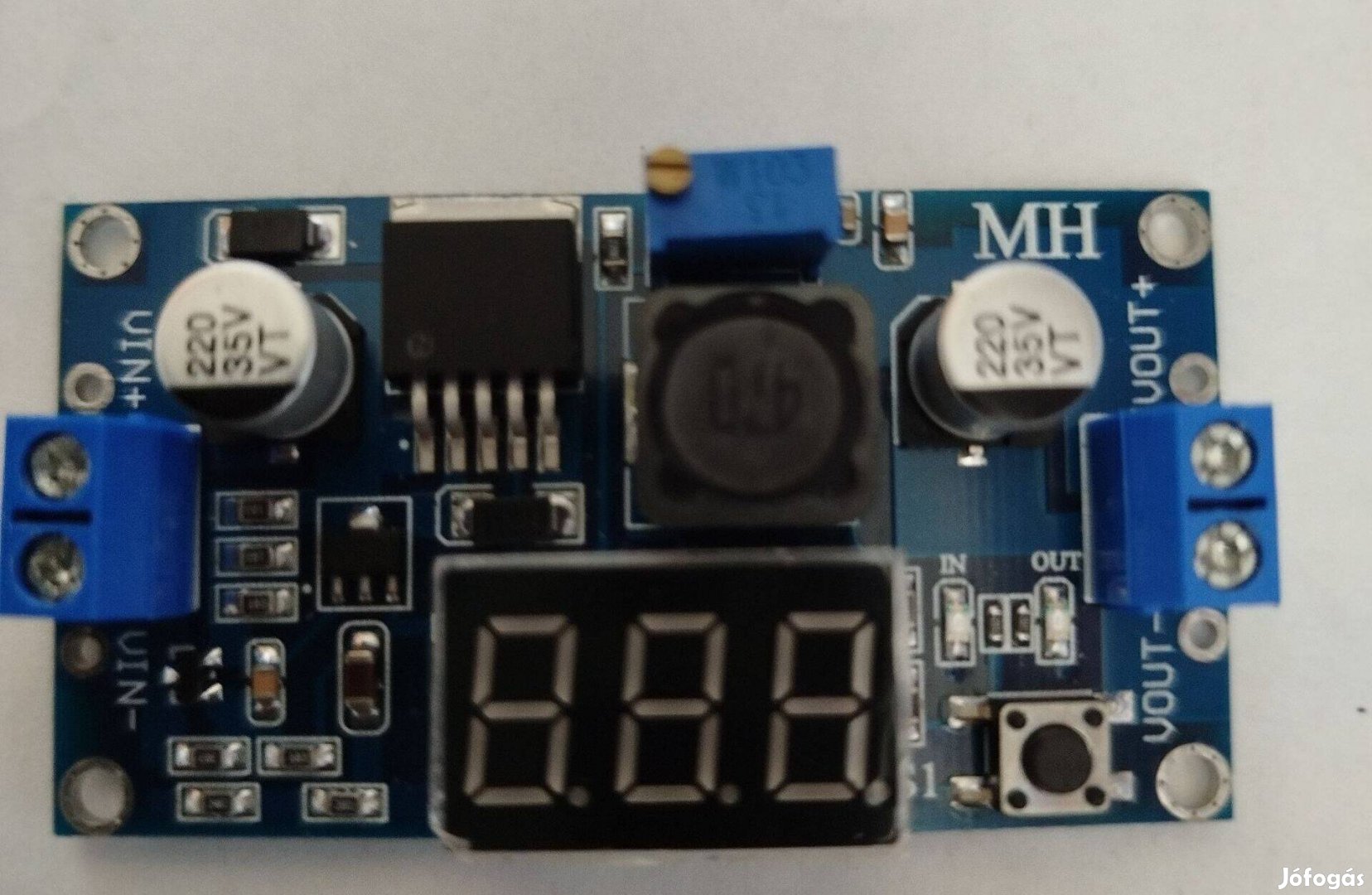 3A DC-DC LM2596 feszültségszabályozó LED kijelzővel