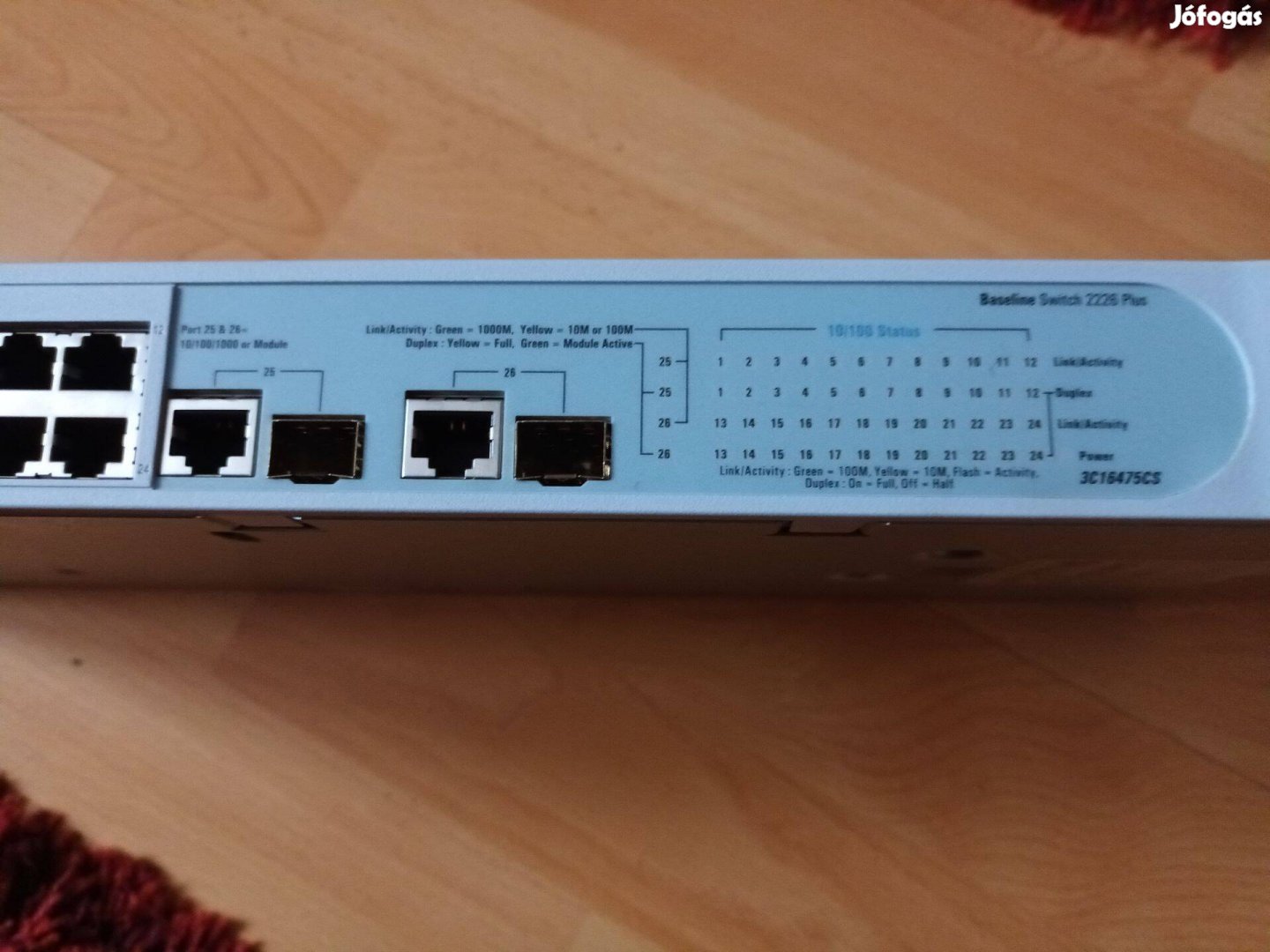 3COM 2226Plus 24 +2GB portos switch