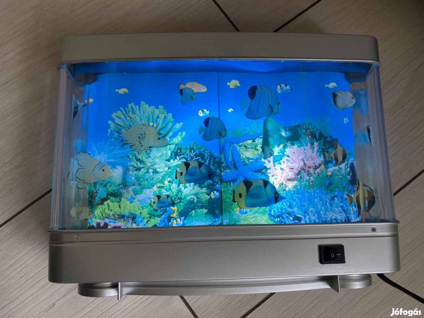 3D Discovery tengeri lámpa, forgó óceáni akvárium