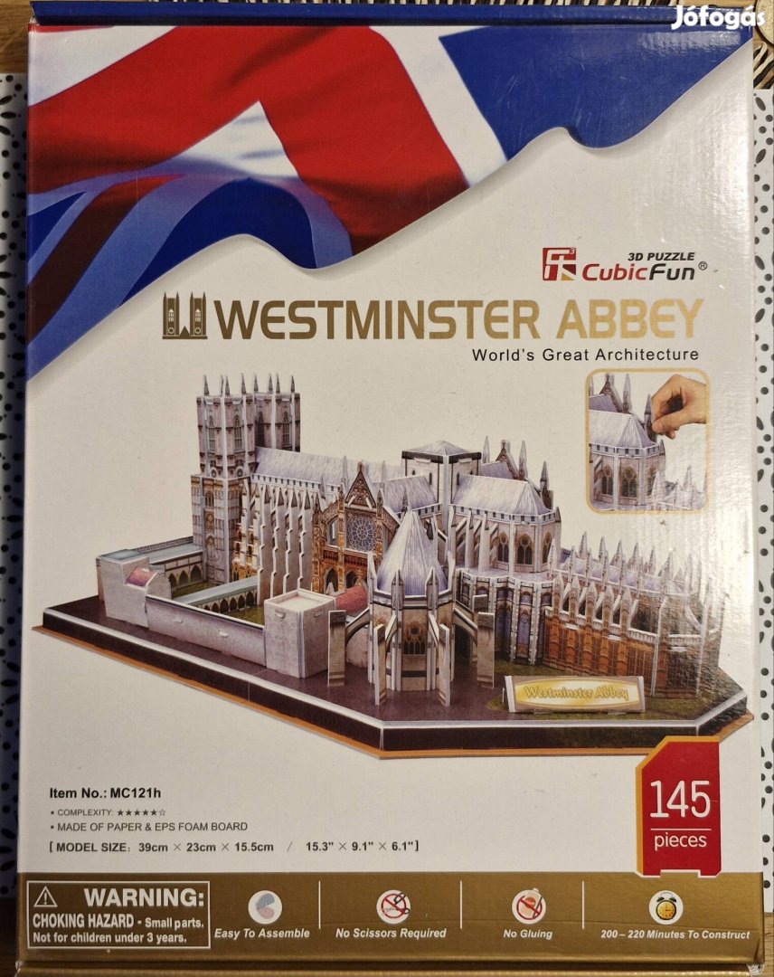 3D Puzzle Westminster Abbey