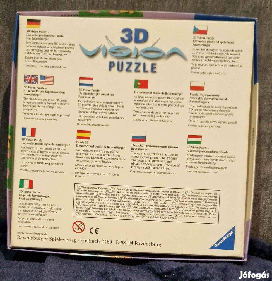 3D Puzzle kirakó