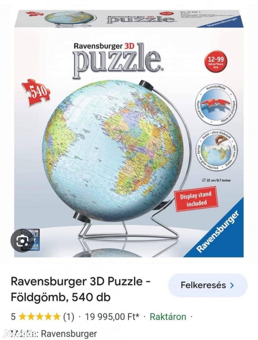 3D Ravensburger Puzzle (bontatlan)