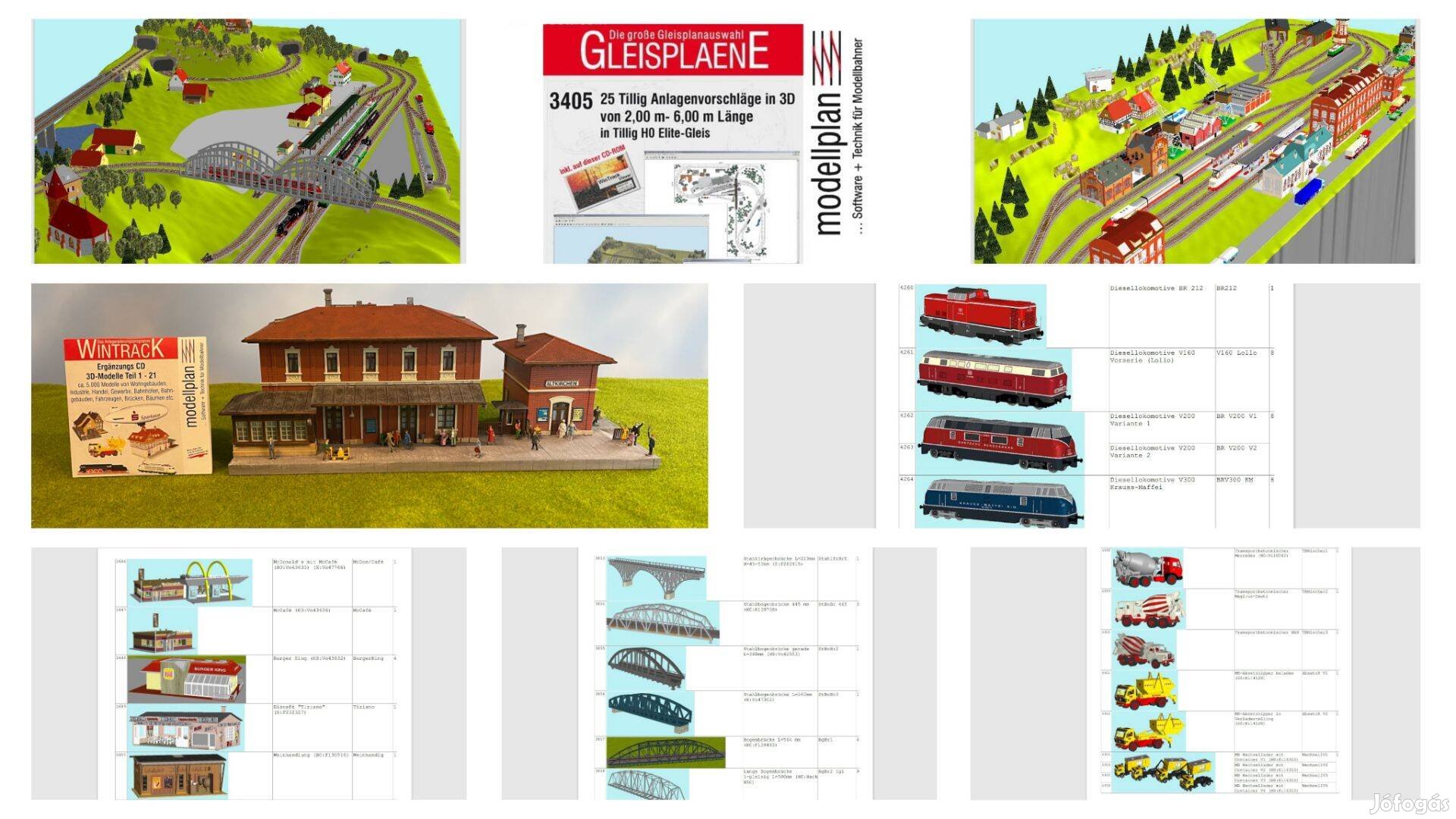 3D Terepasztal tervező program eladó H0-TT-N méretarányhoz (Wintrack)