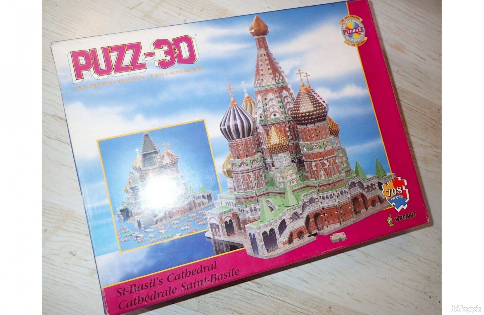 3D Wrebbit 43x37x51 cm Moszkvai St' Basil Cathedral térbeli puzzle