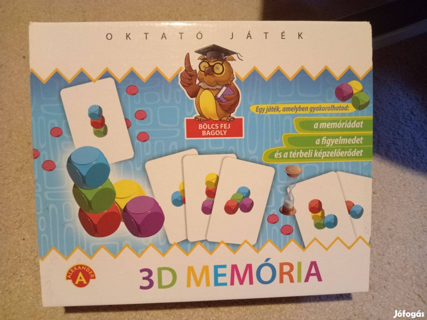 3D memória oktató játék