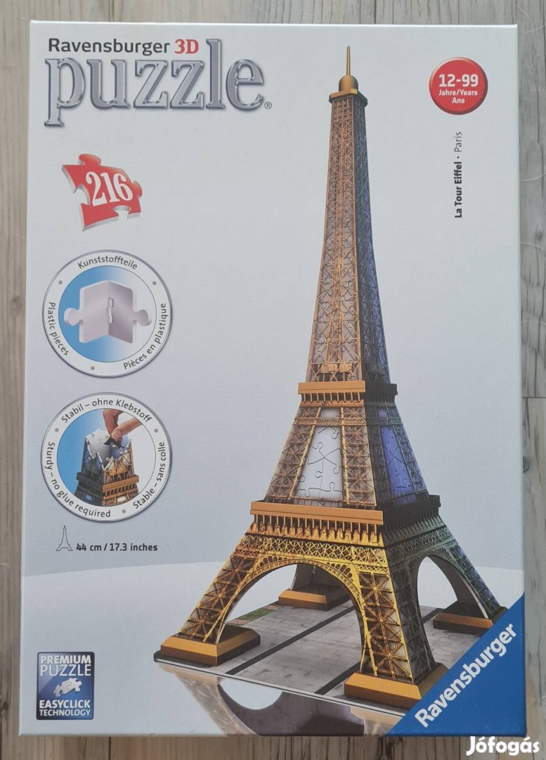 3D puzzle Eiffel torony