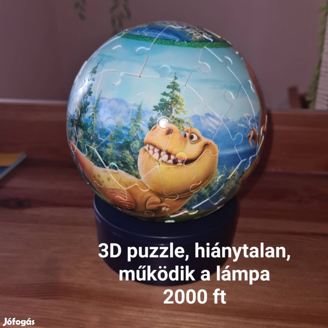 3D puzzle lámpa hiánytalan 