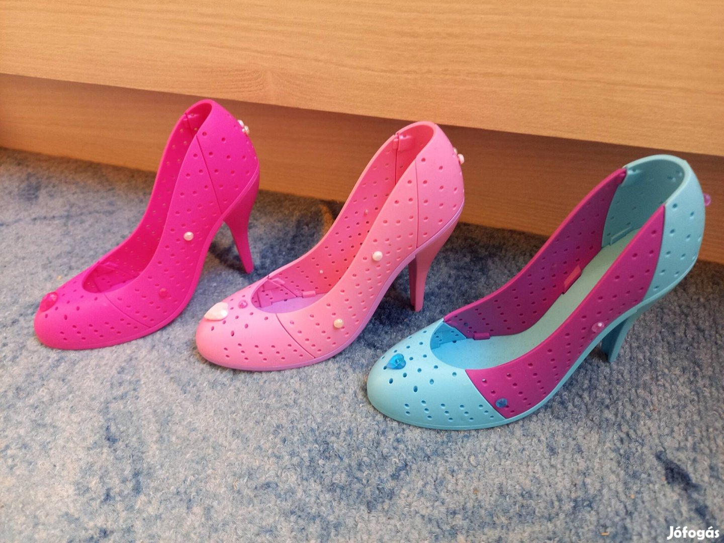 3D puzzle magassarkú cipő 3 db