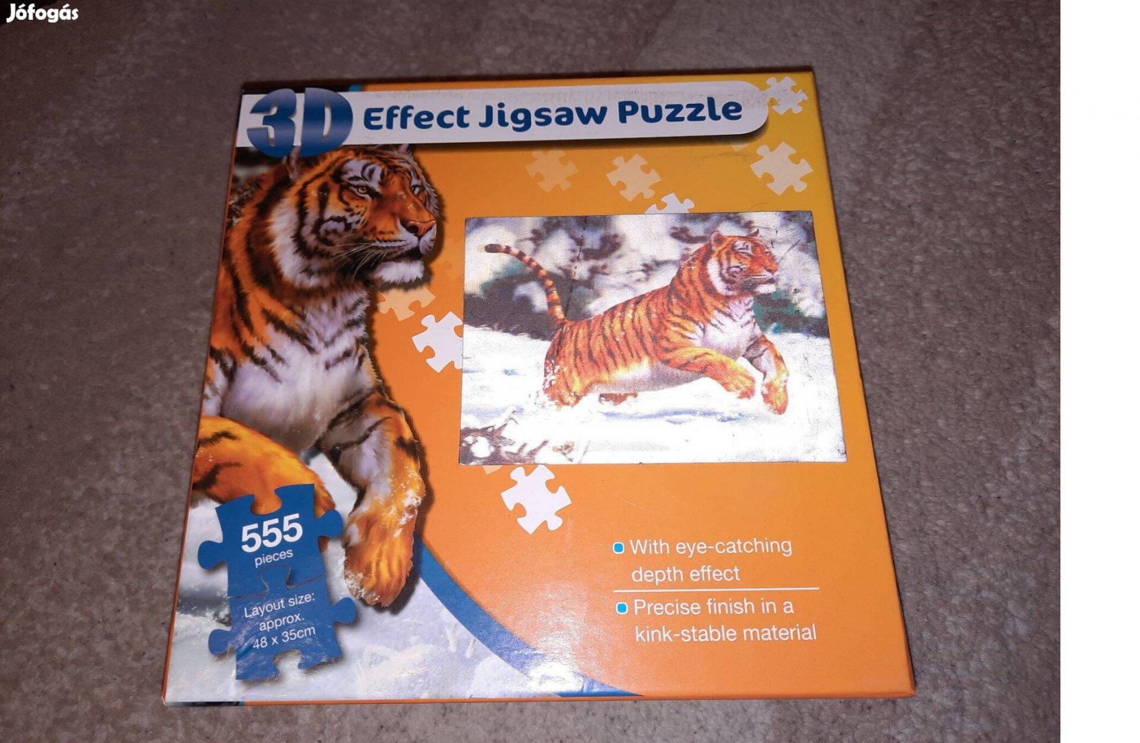 3D puzzle tigris 555 db