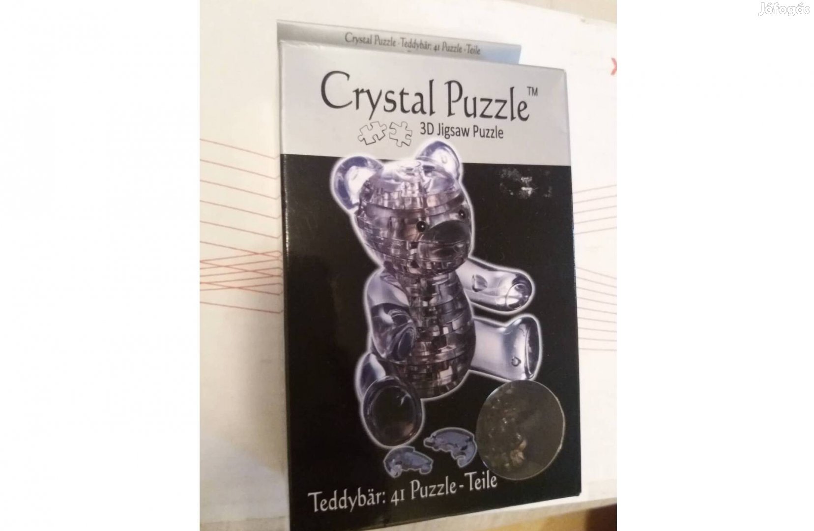 3D-s crystal puzzle teddy maci 41 db-os