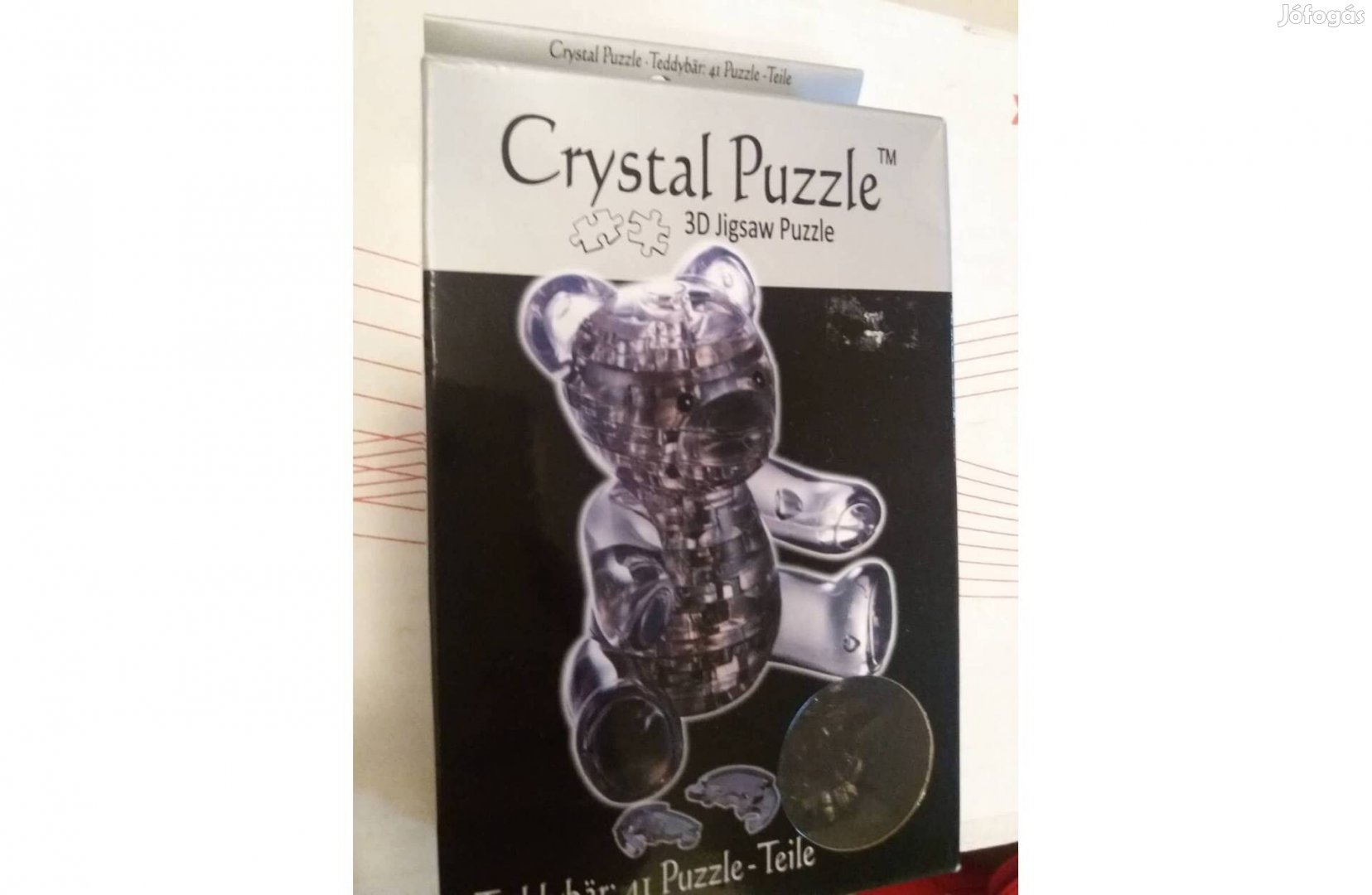3D-s crystal puzzle teddy maci 41 db-os