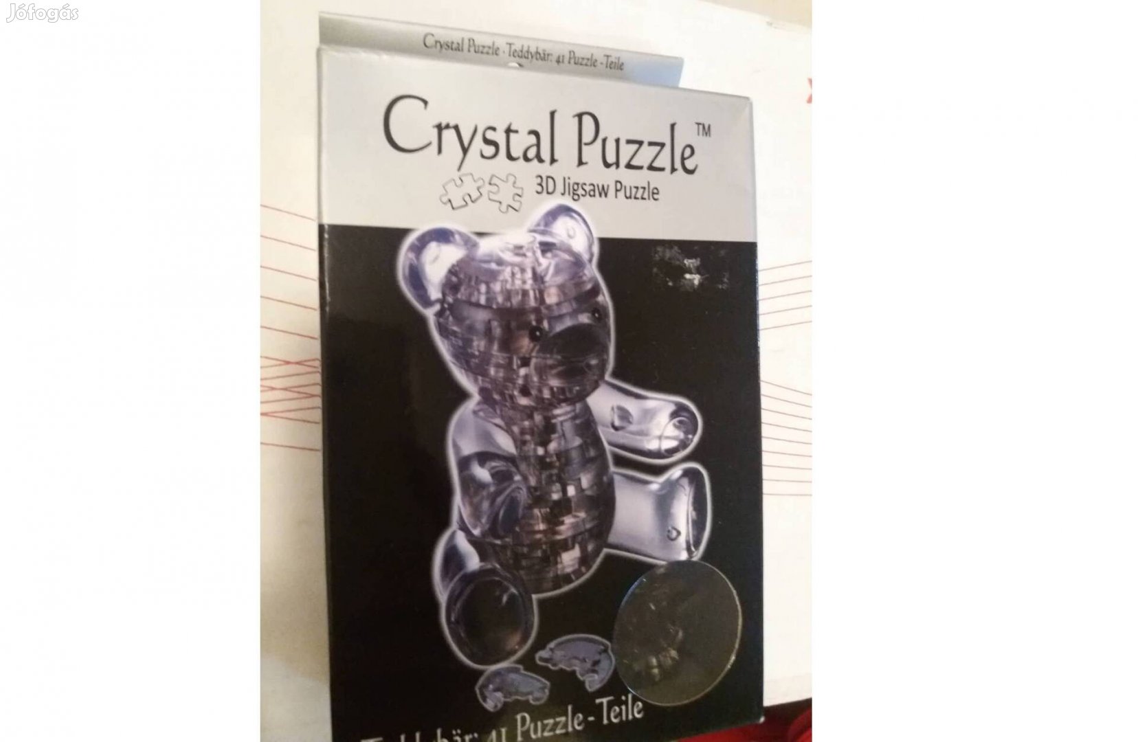 3D-s crystal puzzle teddy maci 41 db-os