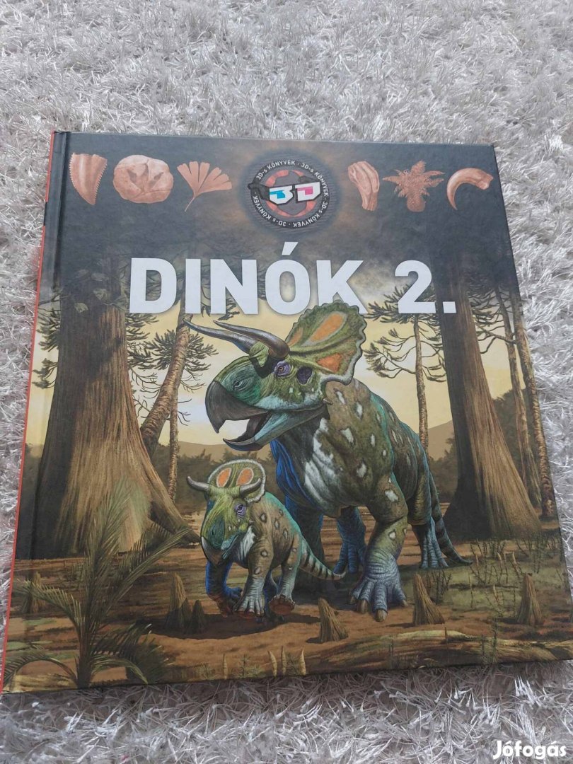 3D szeműveggel dinós könyv Dinók dinoszaurusz