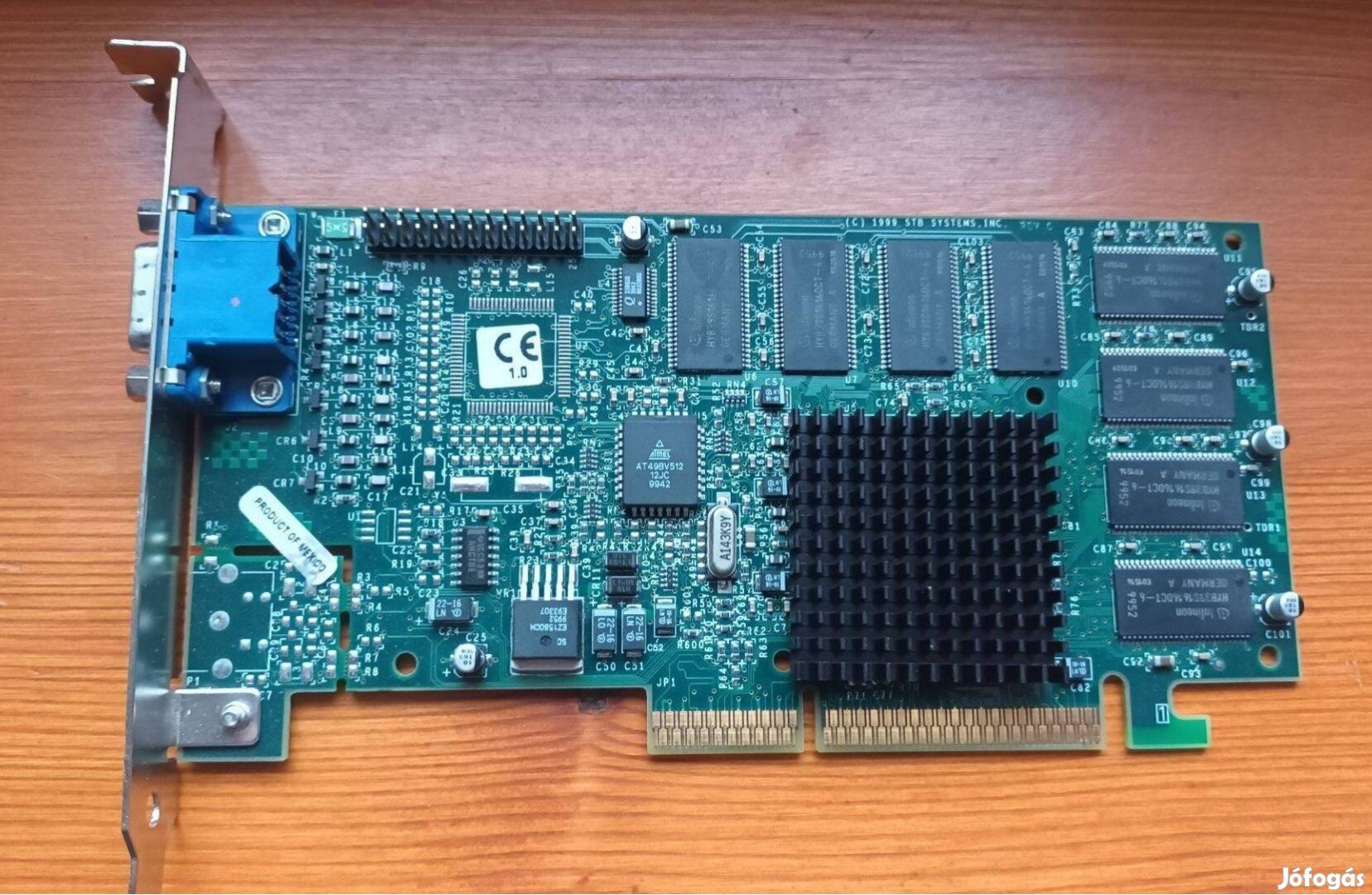 3Dfx Voodoo 3 2000 AGP 16MB videókártya retró