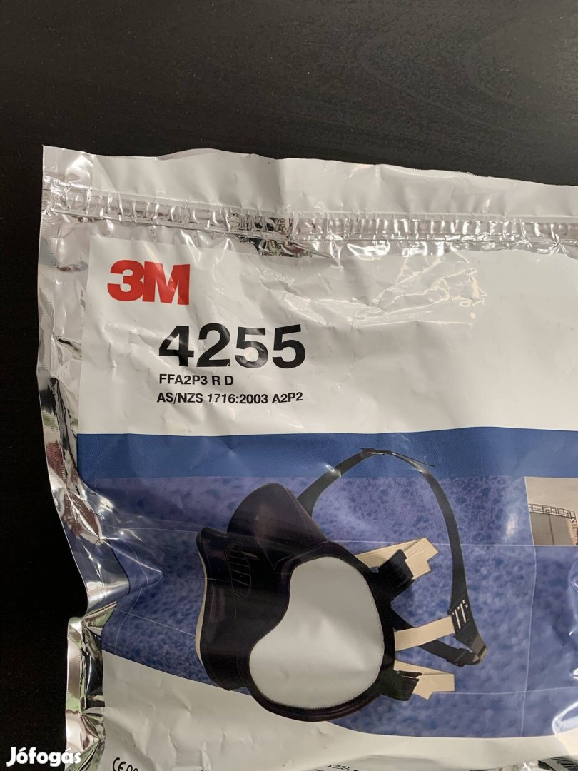 3M 4255 Fényező maszk félálarc gázok-gőzölgő ellen  Új!!!
