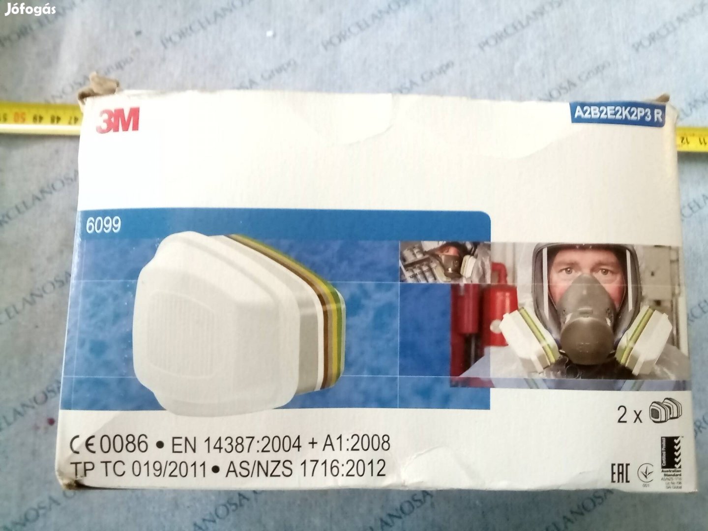 3M Aura szűrőbetét gázálarc, munkavédelmi maszk, 6099